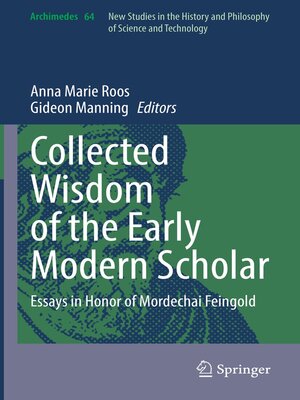 cover image of Collected Wisdom of the Early Modern Scholar